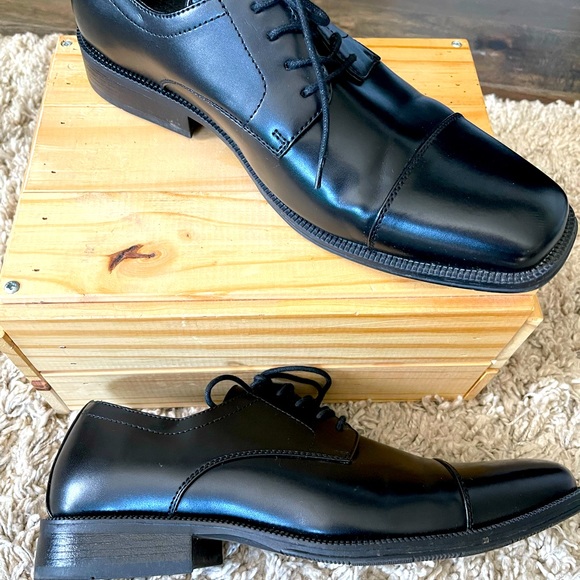 Alfani Mens dress shoes size 12 black - Picture 2 of 2
